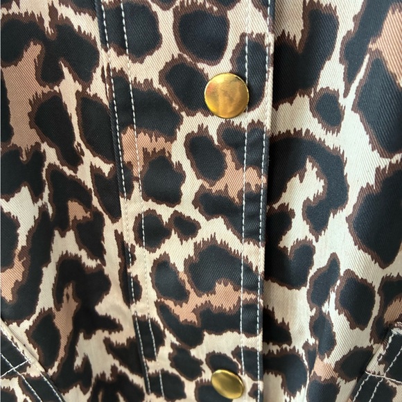 NWT J.Crew Leopard Print Barn Jacket - Picture 7 of 16